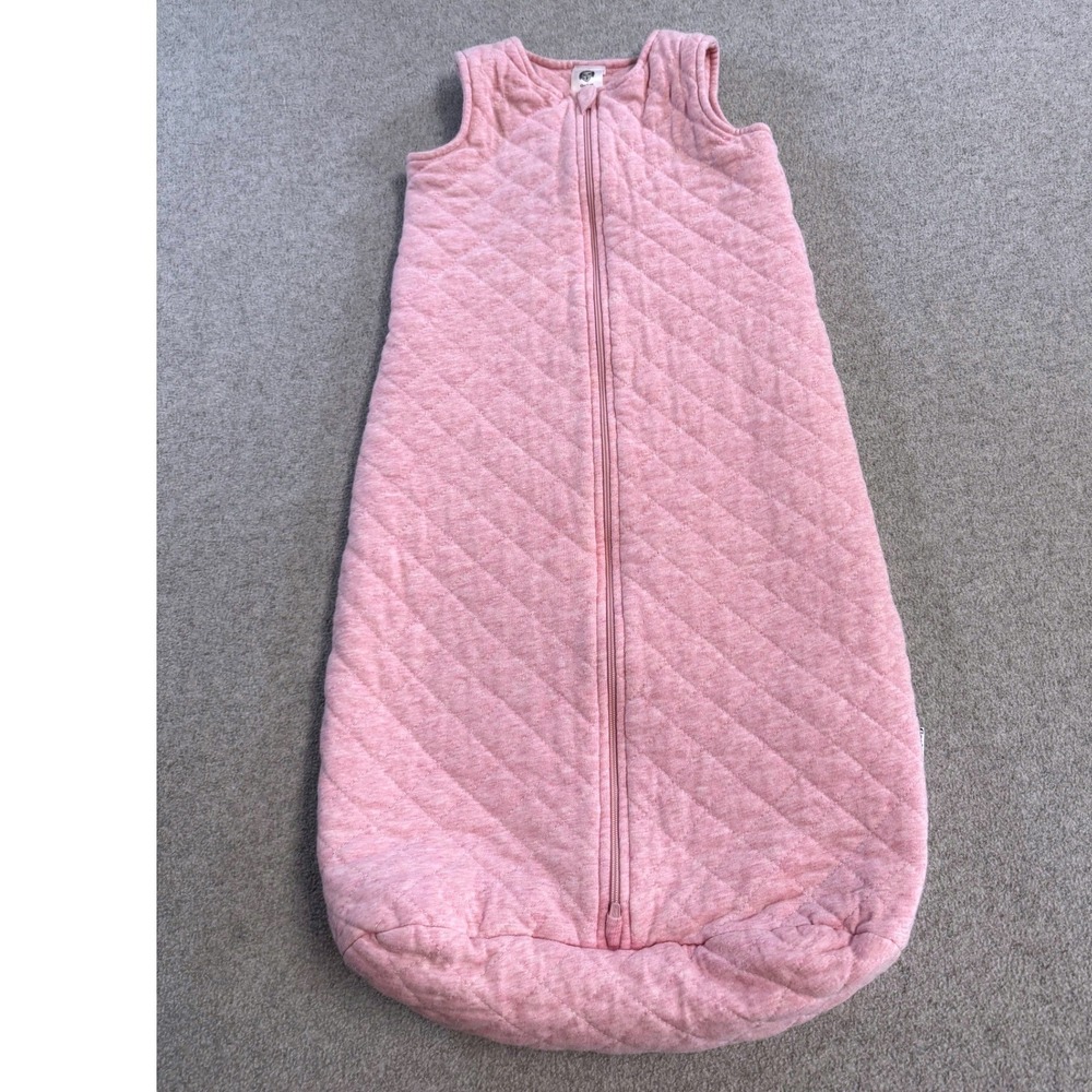 Gerber Quilted Sleep Sack Kids 6-12 Months Pink Heathered Wearable Blanket